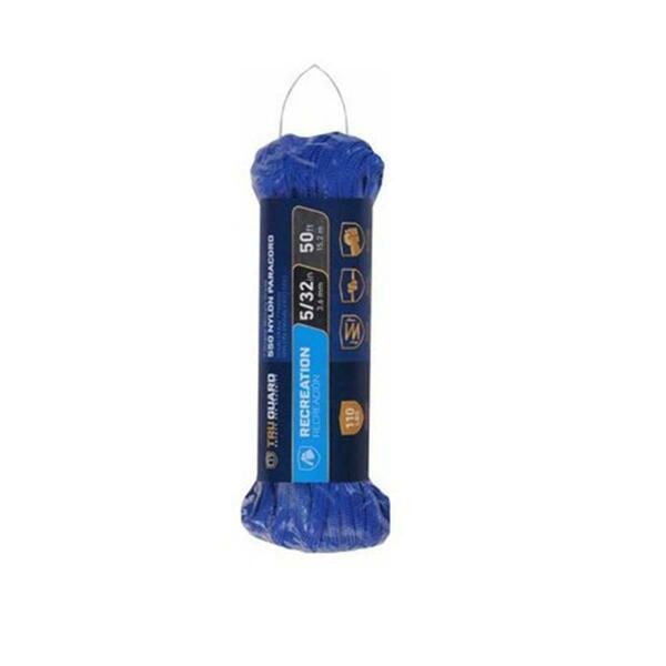 Mibro 0.15 in. x 50 ft. Tru Gaurd Para Cord, Blue 231565